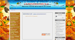 Desktop Screenshot of cuisinerdomicile.fr